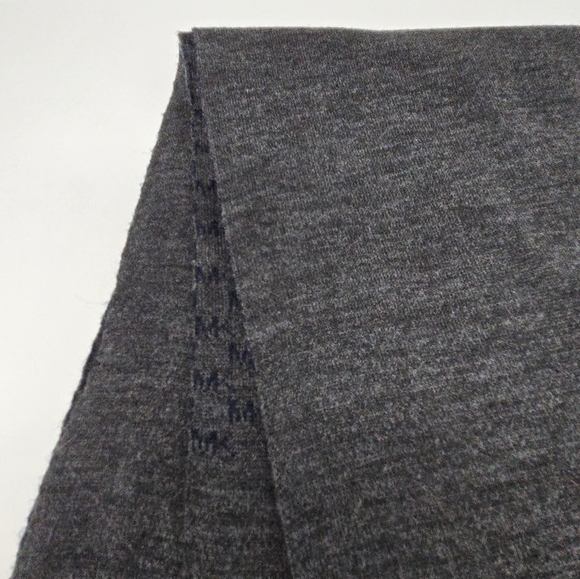 MICHAEL KORS LONG SCARF DARK GREY BLUE MK LOGO PRINT UNISEX MENSWEAR MENS OS - Picture 11 of 12
